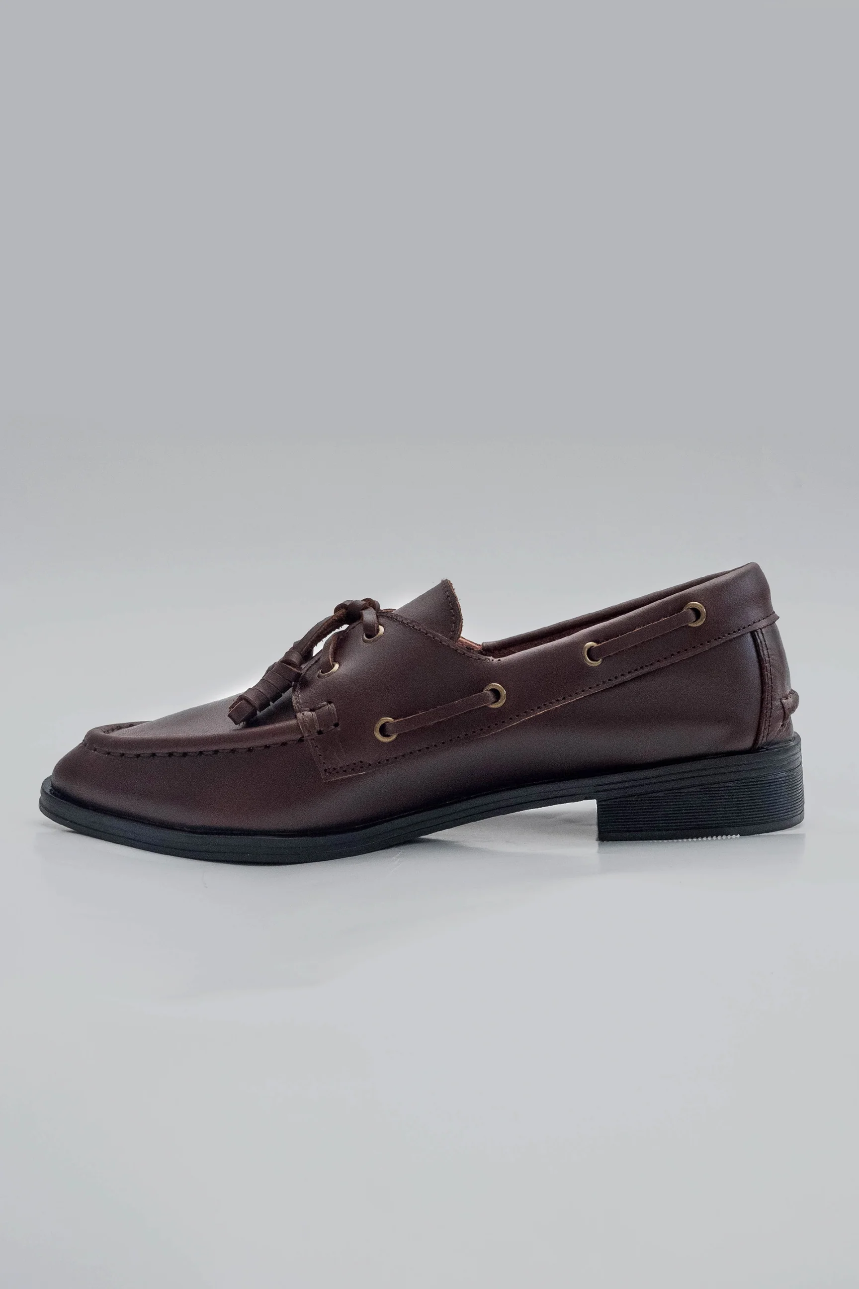 The Boat Loafer in Antique Brown - Image 3