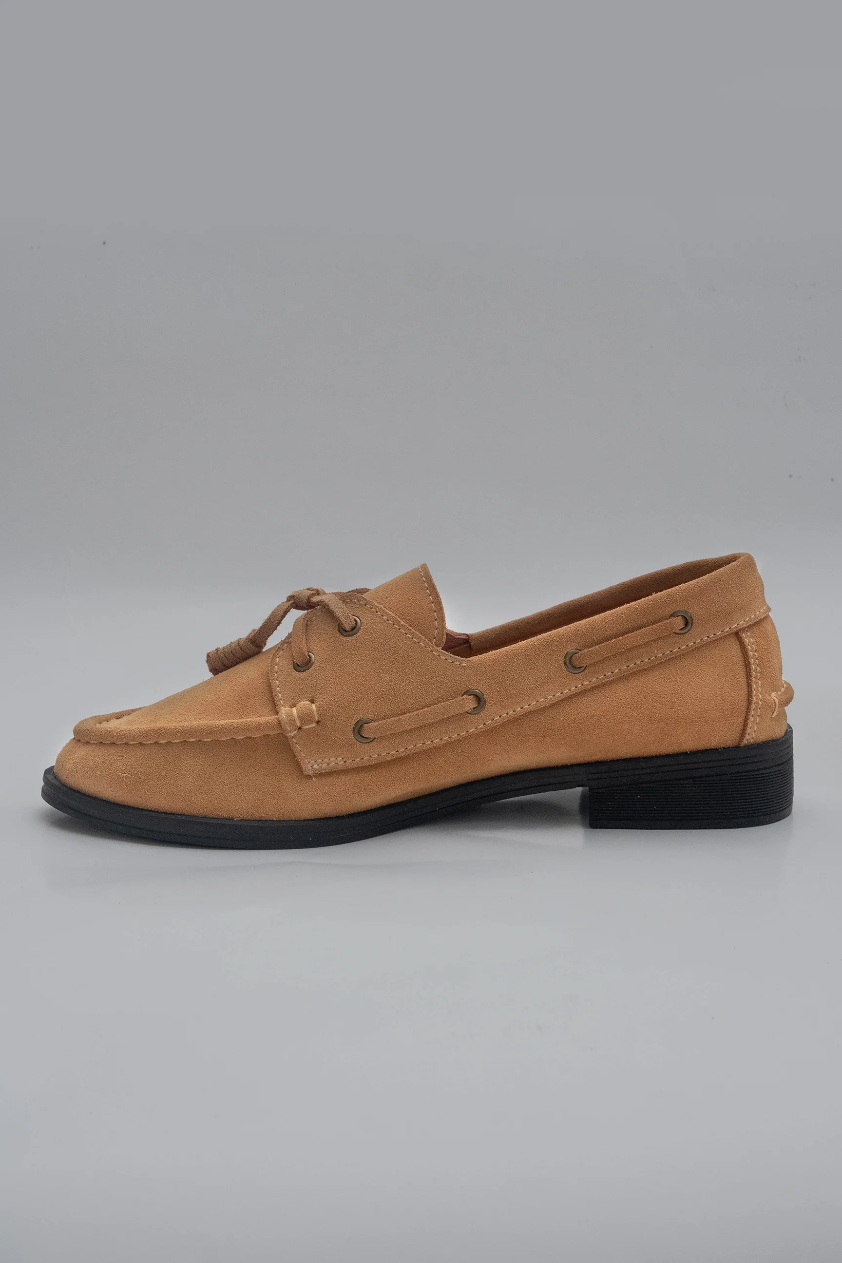 The Boat Loafer in Khaki Suede - Image 4