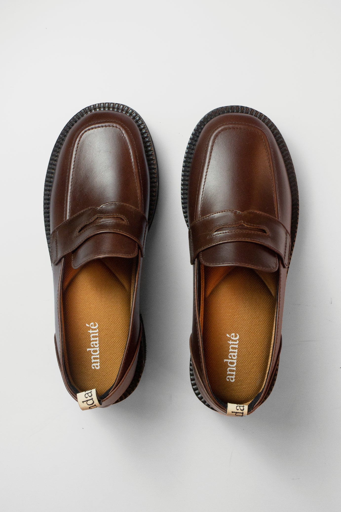 The Chunky Loafer in Antique Brown - Image 3