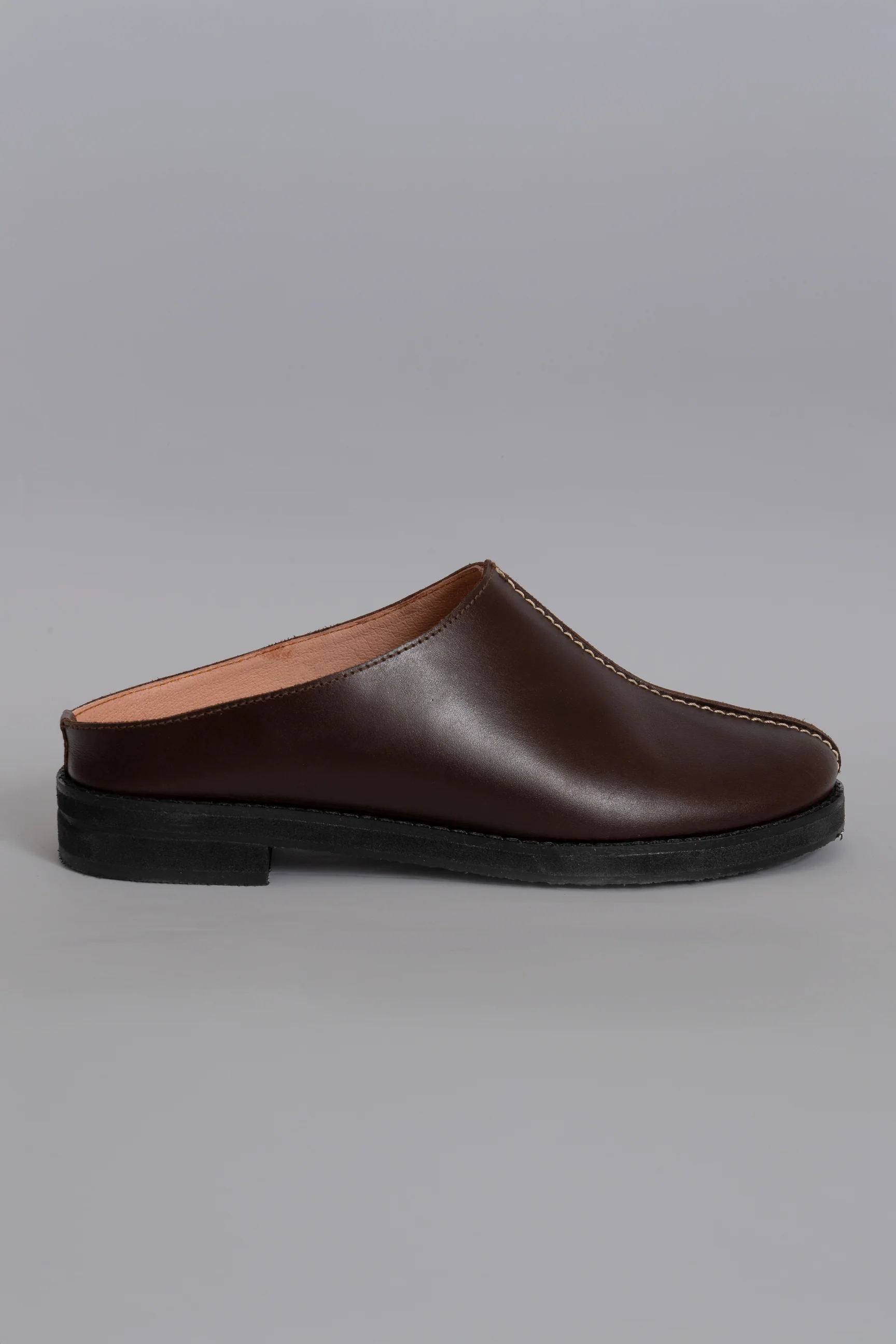 The Clog Mule in Antique Brown - Image 4