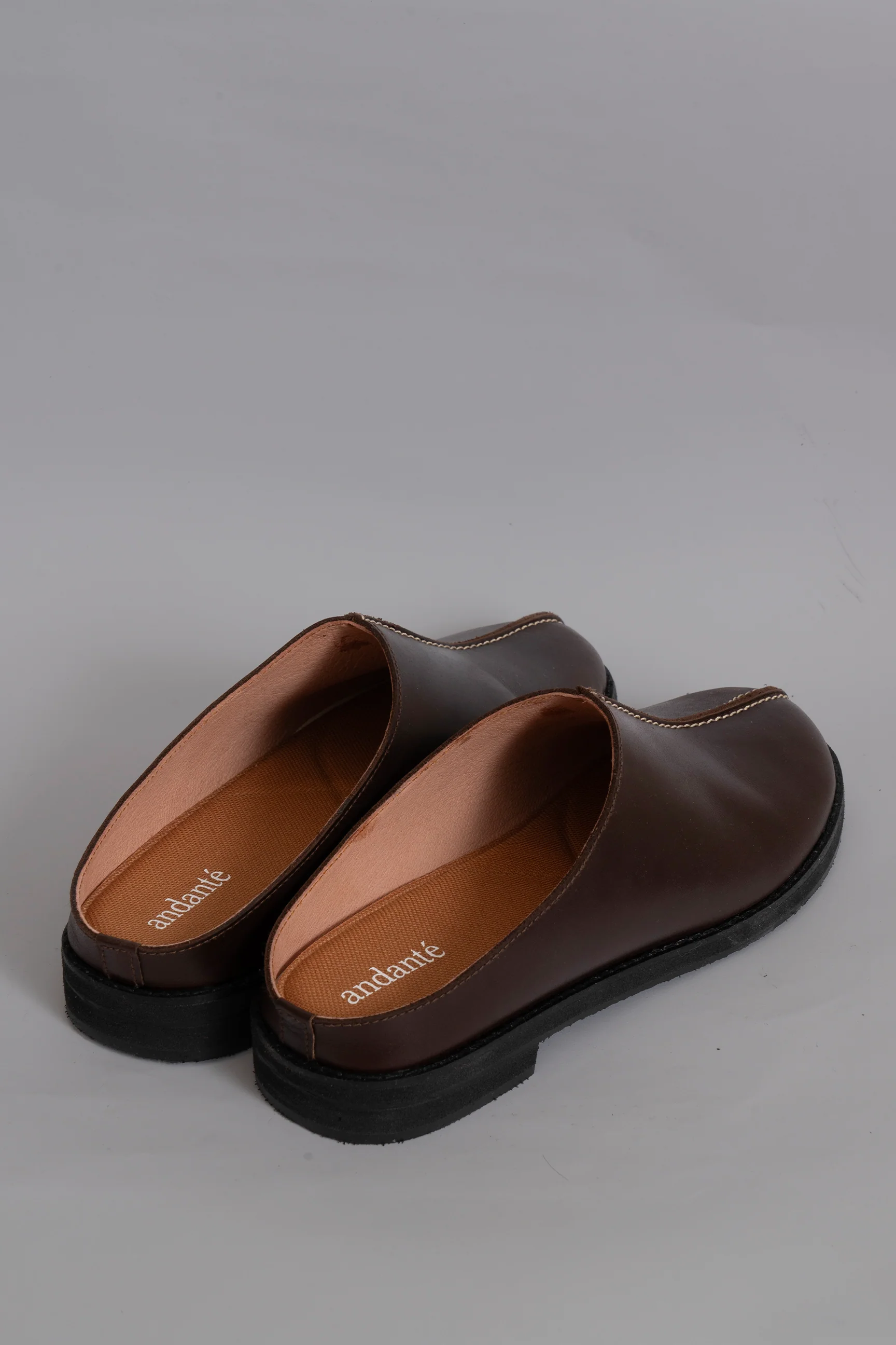 The Clog Mule in Antique Brown - Image 5