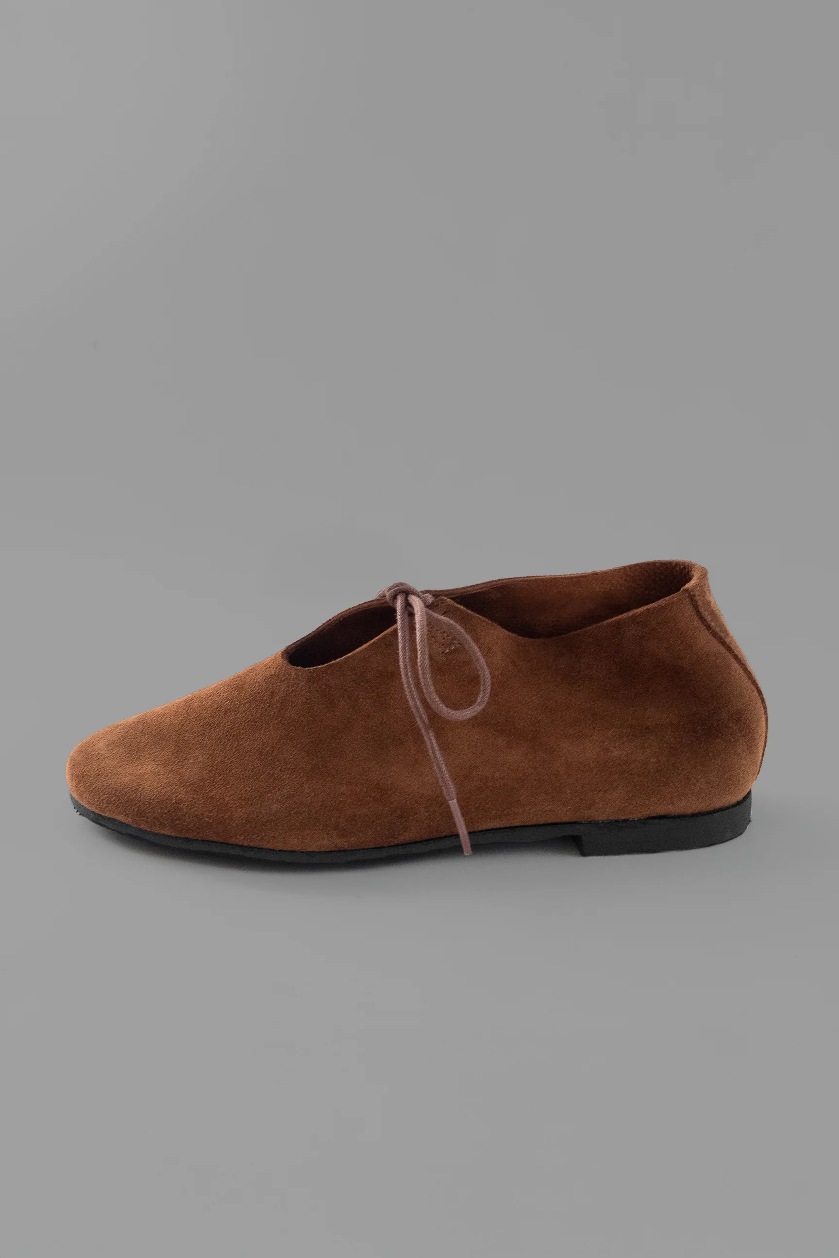 The Glove Boot in Brown Suede - Image 4