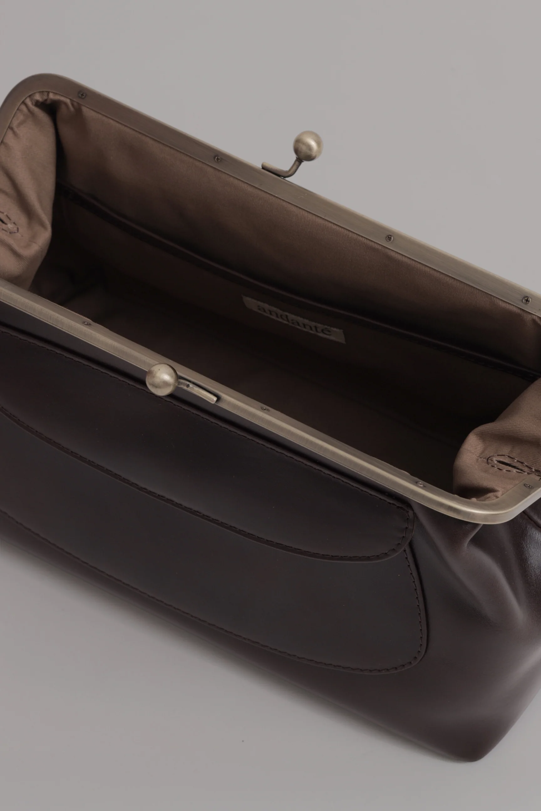 The Grande Nonna Pouch in Antique Brown - Image 3