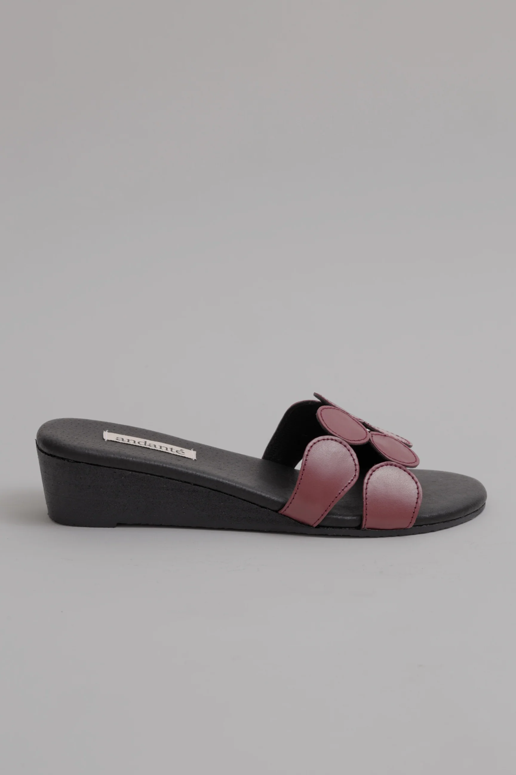 The Polka Heel in Cherry - Image 2