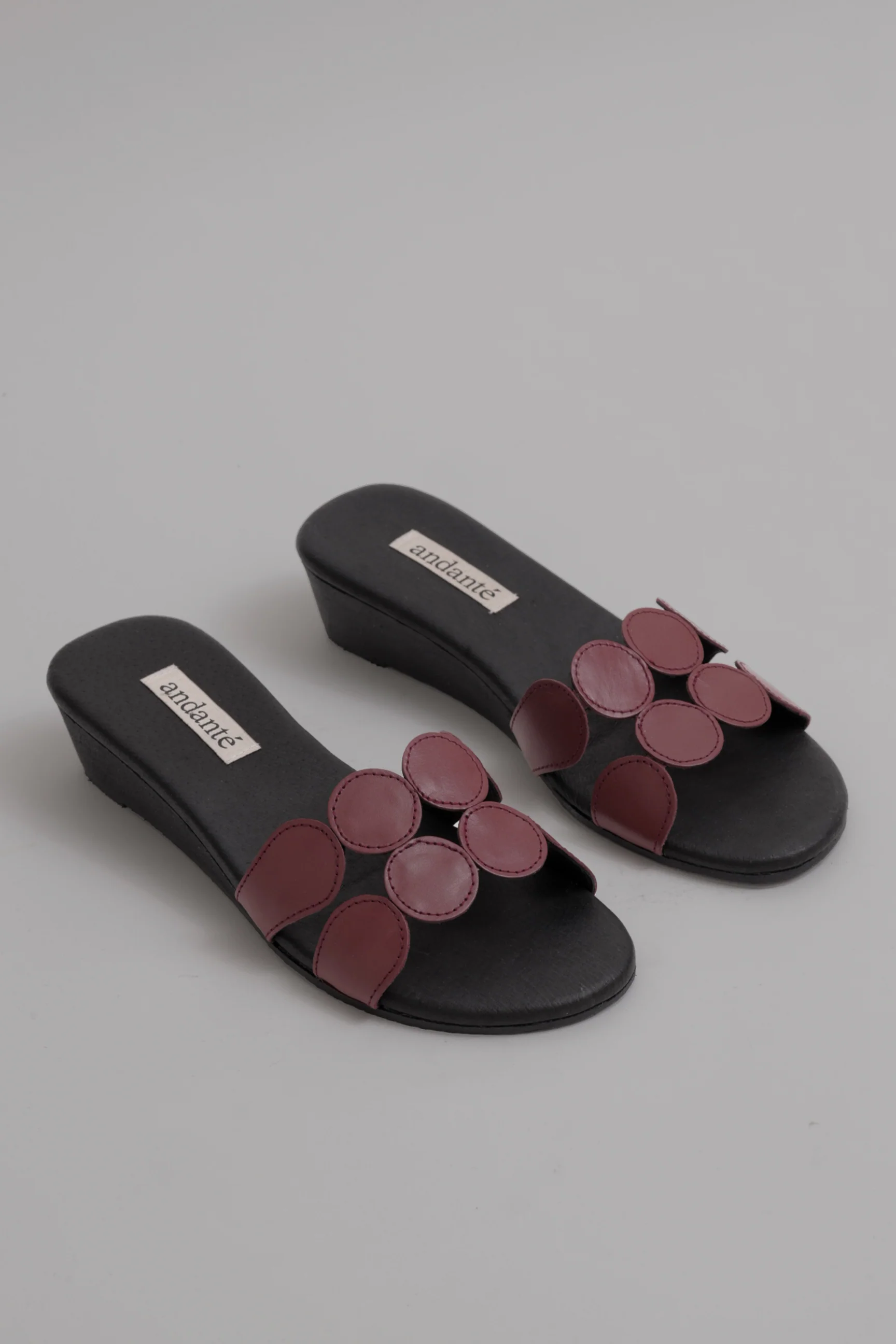 The Polka Heel in Cherry - Image 3