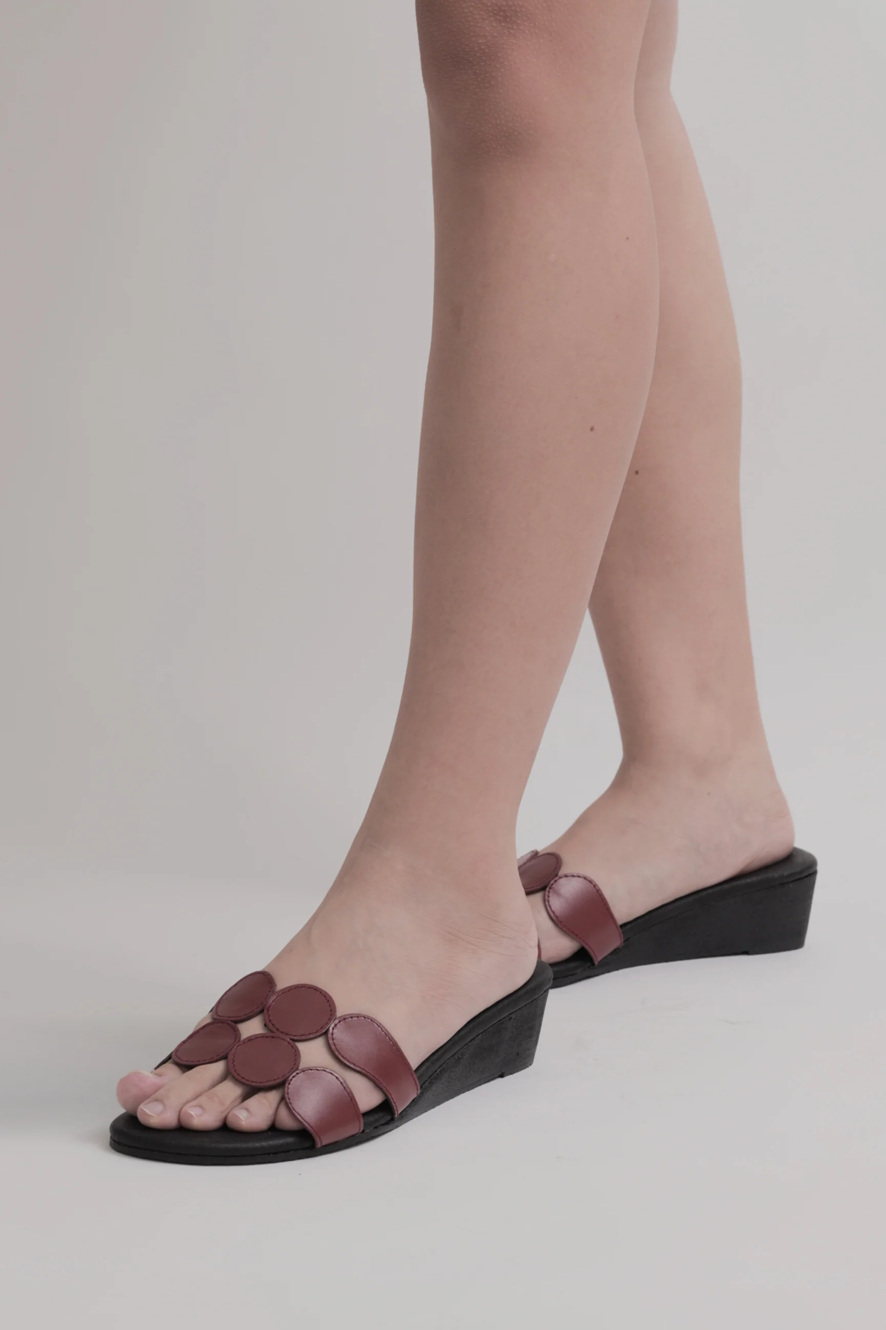 The Polka Heel in Cherry - Image 4