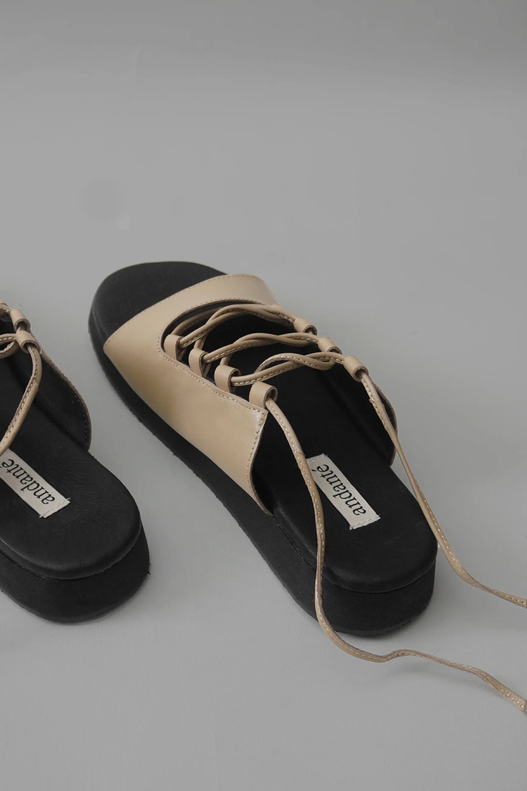 The Roma Sandal in Sand - Image 3