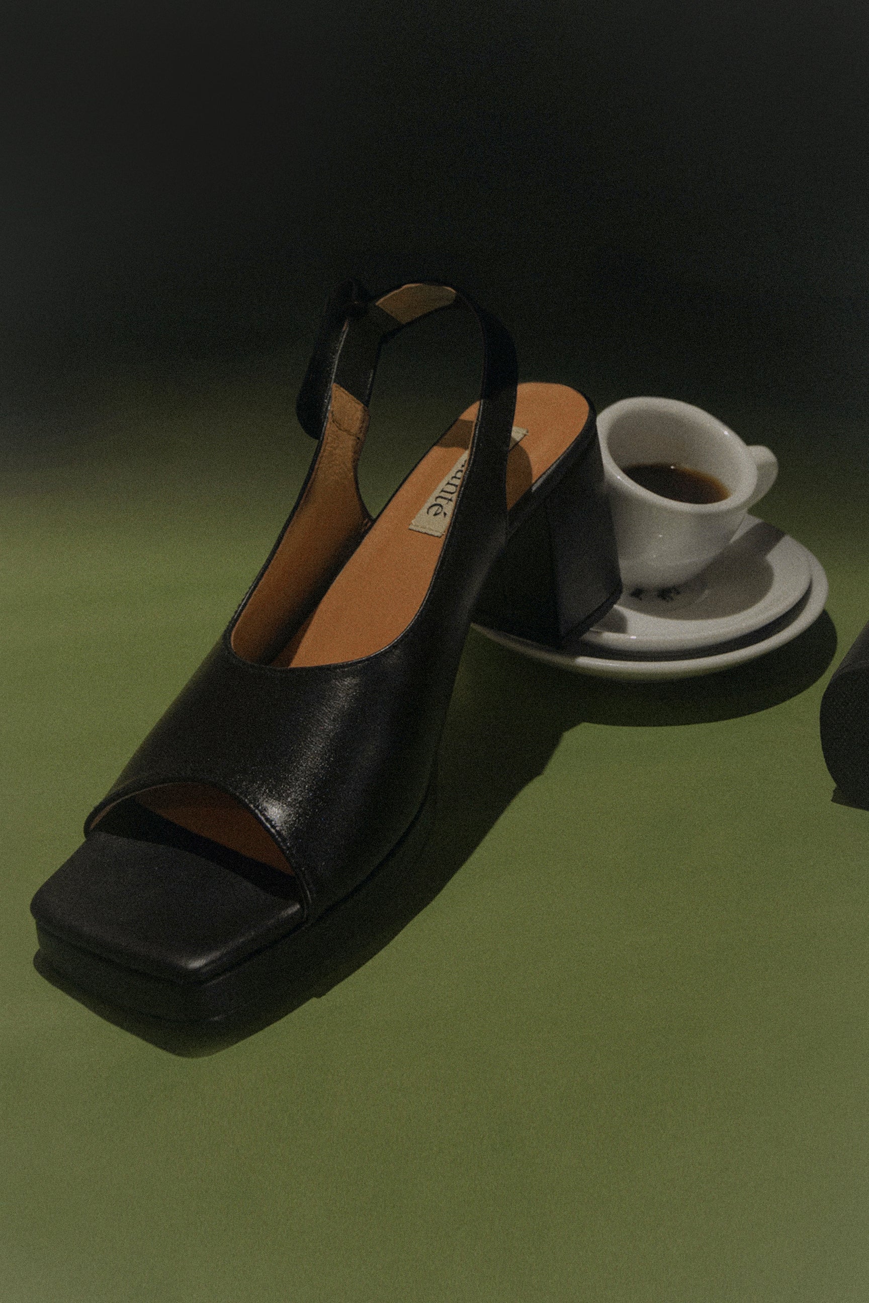 The Slingback Heel in Black - Image 3